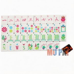 Collectible American <b>Mahjong</b> Leopard Print <b>Set</b> 166 Unique Design with Collector Box Rare Gift for <b>Mahjong</b> Collectors Enthusiasts - Product Image 4