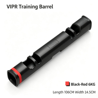 MZMM Tubo de Peso Multifunción VIPR para Entrenamiento, Forma Redonda y Cuadrada, Plástico de Alta Densidad, Equipo de Gimnasio Portátil y Duradero