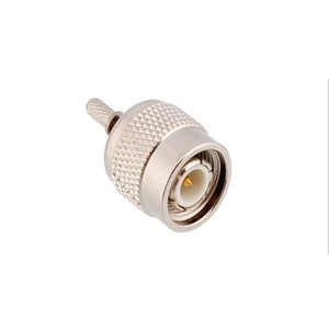 OEM <span class=keywords><strong>RF</strong></span> Coaxial RG58 RG316 RG174 Cable tornillo bloque de terminales plata TNC conector macho - Product Image 1
