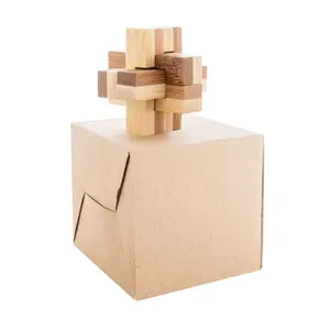 Puzzle magique Brainboo en bambou, gadgets écologiques - Product Image 2
