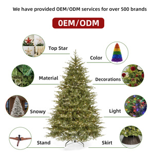 Lumières LED de haute qualité, base en fer pliable, arbre de Noël <span class=keywords><strong>artificiel</strong></span> en PE+PVC avec un design écologique - Product Image 2