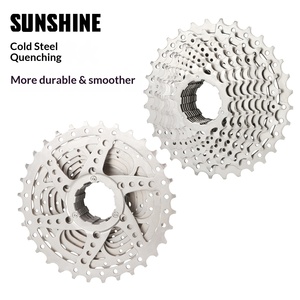 Pour ULTEGRA <span class=keywords><strong>R8000</strong></span> <span class=keywords><strong>Cassette</strong></span> de route 11 vitesses CS-<span class=keywords><strong>R8000</strong></span> HG800-11 11-34T/32T/30T en alliage finition nickel - Product Image 1