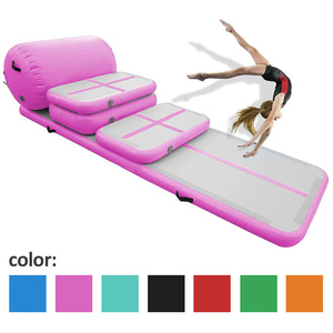 Tapis de gymnastique <span class=keywords><strong>gonflable</strong></span> Airtrack de 3m, 4m, 5m, <span class=keywords><strong>6m</strong></span>, 8m, 10m, 12m, 15m, pour la gymnastique, écologique, en Drop Stitch - Product Image 4
