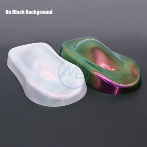 Bán Buôn Nhiễu Quang Biến Kẹo Sơn Xe Tắc Kè Hoa Màu Xanh Lá Cây Màu Tím Sắc Tố Bột Cho Ô Tô Sơn - Product Image 3