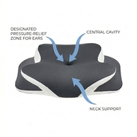 Oreiller de lit de style nouveau, oreiller orthopédique pour l'alignement de la colonne cervicale et la correction du cou, oreiller multifonctionnel en mousse à mémoire de forme