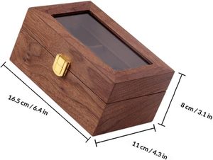 Boîte à bijoux en bois sur mesure usinée avec couvercle à charnière, perçage de précision et brochage, tolérance de précision - Product Image 5