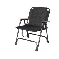 Ensemble table et chaise pliantes Kermit style glamping extérieur - Mobilier d'extérieur portable en acier carbone renforcé pour camping, pêche et plage