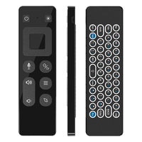 T9 Keyboard Mini nirkabel 2.4GHz, giroskop, Game belajar IR, pengendali jarak jauh pintar untuk Android, TV, Tablet, PC, iPad, plastik