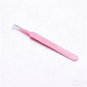 <span class=keywords><strong>Pinzas</strong></span> de Precisión <span class=keywords><strong>para</strong></span> Pestañas Yucagci Rosadas, Diseño de Pico de Águila en Ángulo Recto de 90 Grados, Producto Nuevo en Oferta - Product Image 3