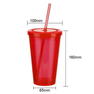 Wholesale BPA-Free 24 oz PP Double-Layer Luxury Eco-Friendly Glitter <b>Cups</b> Customized Color Custom Logo <b>Lid</b> Anti-Corrosion - Product Image 5