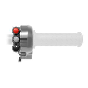 Copertura del comando dell'acceleratore con interruttore integrato nel manubrio per Aprilia TUONO/RS 660 (Titanio) - Product Image 6