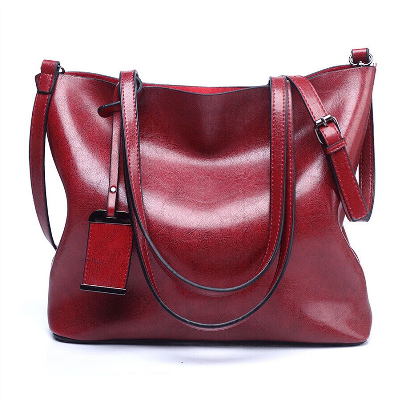 High quality vintage fashion casual ladies women hand bags luxury design zipper pu leather shoulder messenger tote bag