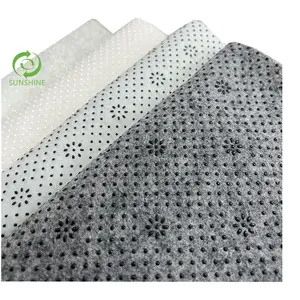 Sunshine Manufacturer Custom antiskid Transparent Anti-Slip Polyester Needle Punch fabric