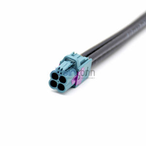 ミニFakra 4 in 1 to FAKRA Zストレートジャック女性4ポート車両LVDSケーブルアダプターRF同軸エクステンション50CM - Product Image 2