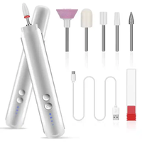 Machine à ongles électrique portable rechargeable la plus vendue 35000 tr/min, polisseuse Efile 180 grains ABS+Métal 3.7V 200g