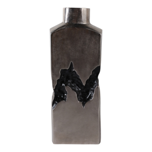 Vaso in metallo intagliato, vaso decorativo moderno per soggiorno, camera da letto, elegante vaso per fiori - Product Image 1