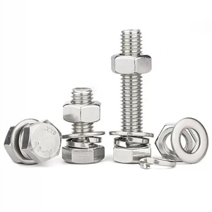 Bán Buôn Cổ Phiếu A20-70 Cấp 6.8 M3 M4 M5 M6 M8 M10 M12 M14 M16 M18 M20 304 Thép Không Gỉ Hình Lục Giác Đầu Bu Lông Và Các Loại Hạt Bộ - Product Image 6