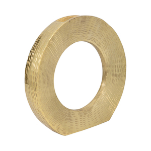 Vaso rotondo in metallo con decorazioni incise in alluminio per soggiorno, camera da letto, ufficio, decorazione per la casa - Product Image 3