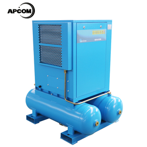 เครื่องอัดอากาศแบบสกรูโรตารี่ APCOM 7.5-22KW 8/12 บาร์ แบบอย่างติดตั้งถาวร ไม่ใช้น้ำมัน ระบบลมแห้ง ใช้ไฟ AC ระบายความร้อนด้วยอากาศ - Product Image 6