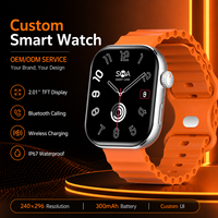 Reloj Inteligente TFT de 2.01 Pulgadas OEM ODM, Llamadas, Carga Inalámbrica, Resistente al Agua IP67, Monitor de Actividad Física, Interfaz de Usuario Personalizable