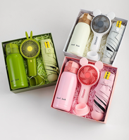 Coffret Cadeau d'Appréciation pour Employés FAREA Haut de Gamme, Meilleures Ventes, avec Tasse Isotherme, Parapluie et Ventilateur, Idéal pour Cadeaux d'Affaires