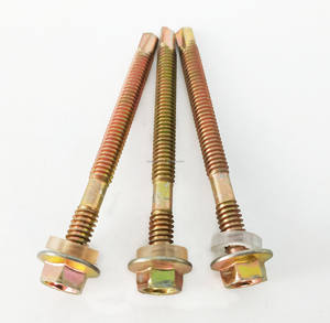 DIN7504K 14 # vis à tête hexagonale auto-perceuse vis à tête hexagonale auto-perceuse avec fixation de rondelle en PVC - Product Image 3