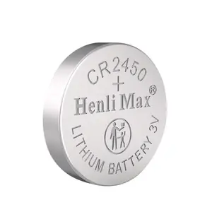 車のキーリモコン用HenliMaxボタン電池バッテリーパック桁価格ラベルバッテリー600mah CR2450 2P 3P 3Vおもちゃ