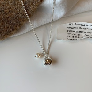 Collar de Plata de Ley S925 con Colgante de Circonita en Forma de Cubo de Hielo Pequeño, Anillo de Circonita Completo, Joyería de Moda Cuadrada - Product Image 1