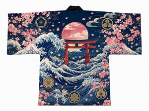 Disfraces de Anime Yukata para Festivales de Verano, Abrigo Happi Japonés, Sublimación, Estilo Japonés <span class=keywords><strong>Haori</strong></span> para Unisex - Product Image 2