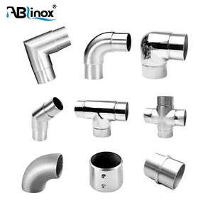 ملحقات الفولاذ المقاوم للصدأ Ablinox ، تجهيزات الدرابزين الدرابزين الدرابزين قوس مربع - Product Image 2