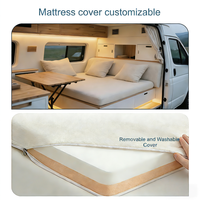 Matelas de camping-car de luxe confortable en mousse à mémoire de forme légère de 10 pouces, tailles personnalisées King/Queen/Double/Full, vente en gros d'usine