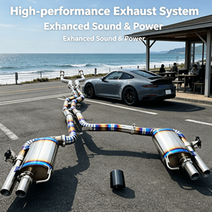 Tubo de Escape de Doble Salida de Alto Rendimiento, Sistema Valvetronic Catback para Audi SQ5 quattro <span class=keywords><strong>3.0</strong></span>, Silenciador de Escape de Acero Inoxidable 304 - Product Image 3