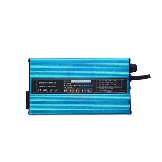 Xie Guan 180W MCU Lithium-Ion Battery Charger for Electric Bike Motorcycle 24v-72v Lifepo4 Compatible CE ROHS Certified Aluminum