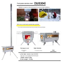 Winnerwell Speed Dragon Réchaud extérieur en acier inoxydable Réservoir de carburant Brasseur de thé pour camping pratique BBQ et gril à bois
