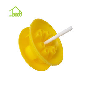 Bottiglia di plastica solida trappola di mosca di frutta gialla per il controllo dei parassiti del frutteto e del campo vegetale - Product Image 3