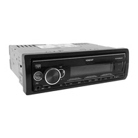 Estéreo para Auto, Reproductor MP3/WMA, Receptor de Radio para Auto con Entrada Auxiliar Frontal, Salidas RCA de Preamplificador y Control Remoto