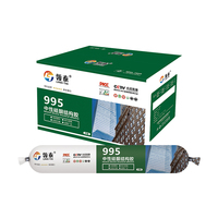 Colle à forte adhérence pour panneaux composites en aluminium Lingtai 995, adhésif structurel neutre en silicone pour le travail du bois de haute qualité