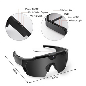 Nuevas Gafas de Sol con Cámara DV para Deportes, Grabación al Aire Libre, Portátiles, para Ciclismo, Vlog, Gafas Inteligentes con Cámaras - Product Image 6