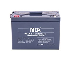 แบตเตอรี่พลังงานแสงอาทิตย์<span class=keywords><strong>90ah</strong></span> 12โวลต์แบบชาร์จไฟได้ RCA ตะกั่วกรด Vrla <span class=keywords><strong>Agm</strong></span> เทคนิคใหม่ - Product Image 1