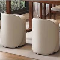 Pouf ottoman ovale contemporain en cuir, polyvalent, repose-pieds et tabouret de salle à manger, pour usage domestique et commercial, vente en gros