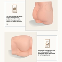 Modèle d'entraînement à l'injection intramusculaire fessière avec modules d'injection amovibles en PVC, mannequin de formation médicale et infirmière