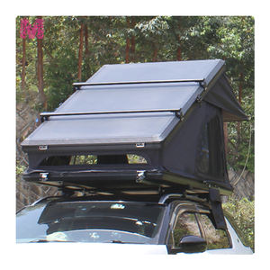 알루미늄 구조 하드 쉘 방수 옥스포드 삼각형 차량 루프탑 텐트 <span class=keywords><strong>3</strong></span>개 출입구 디자인 야외 행사용 - Product Image 1