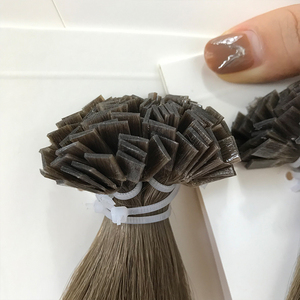 Extensiones de Cabello Indio con Punta Plana Pre-Adheridas, Ondas Profundas Sueltas de <span class=keywords><strong>22</strong></span> <span class=keywords><strong>Pulgadas</strong></span>, Extensiones de Cabello Virgen de 20 y 24 <span class=keywords><strong>Pulgadas</strong></span> - Product Image 5