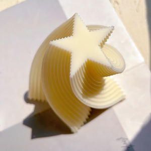 2 Maten Swirl Kaars Mallen Golf Twirl Taper Spiraal Siliconen Mal Geometrische Abstracte Decoratieve Golvende Soja Wax Mal - Product Image 6