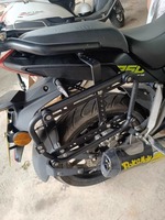 Support Universel de Valise Latérale Moto, Kit de Cadres de Porte-Bagages Latéraux Arrières pour Yamaha Kawasaki Suzuki Honda