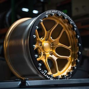 Jantes arrière forgées Beadlock 17-20 pouces, Beadlock 5x120 5x114.3 6x139.7, jantes de voiture tout-terrain personnalisées pour Nissan BMW <span class=keywords><strong>Ford</strong></span> Drag Racing - Product Image 3