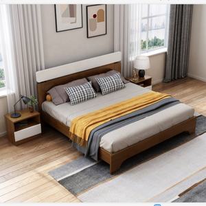 Lit King Queen Size en Bois Massif avec Tiroirs de Rangement – Mobilier Moderne pour Chambre à Coucher – Ensemble de Chambre - Product Image 6