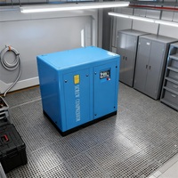 Machine stationnaire de compresseur d'air de vis de LG-30A 30HP 22KW industries minières de construction entraînées par courroie d'extrémité d'air allemandes