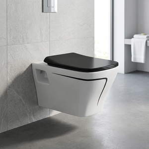 WC monobloc en céramique à siphon, double chasse, à poser au sol, pour salle de bain de luxe - Product Image 2