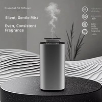 Diffuseur d'huiles essentielles hydrosolubles, nébuliseur ultrasonique à brume, vaporisateur automatique de parfum en verre, alimenté par batterie, pour la maison et la voiture